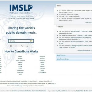 הדרכת שימוש באתר IMSLP